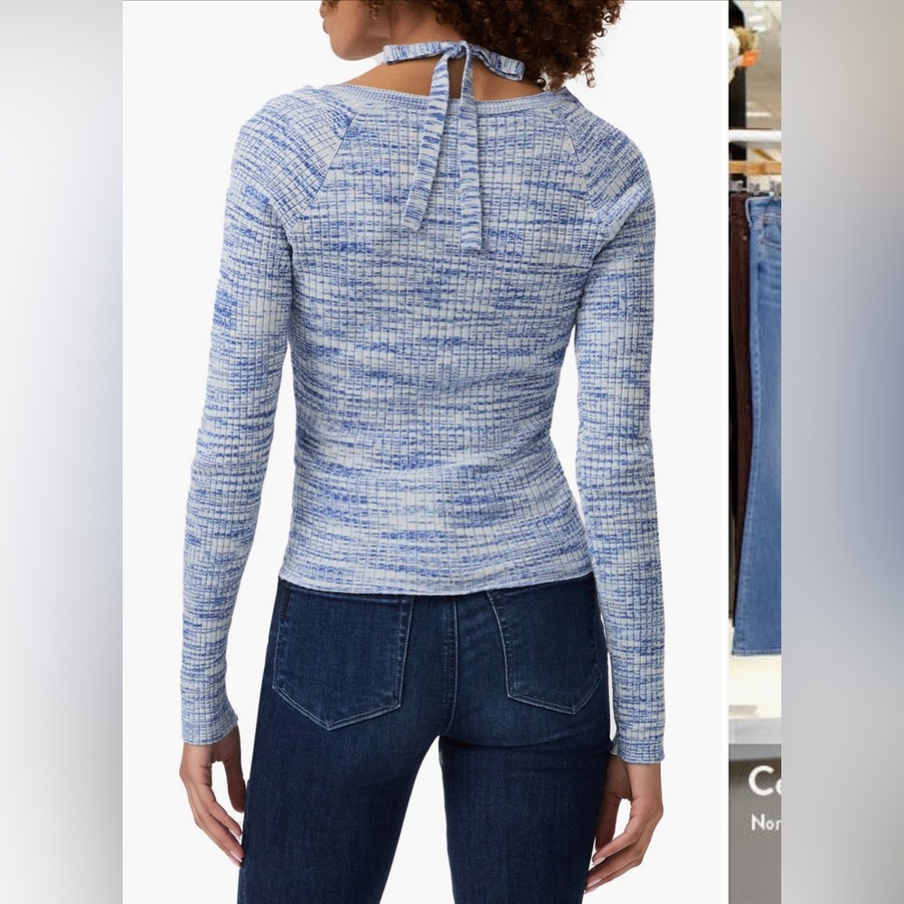Paige Kira Space Dye Halter Sweater- Sz Medium - Picture 4 of 4